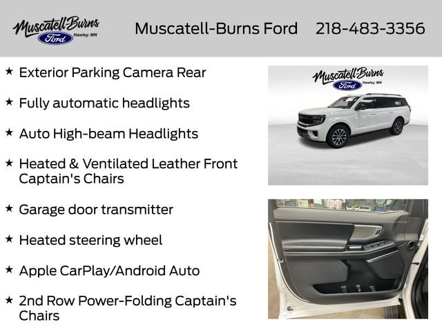 Certified 2025 Ford Expedition Max Platinum AWD/4WD image 14