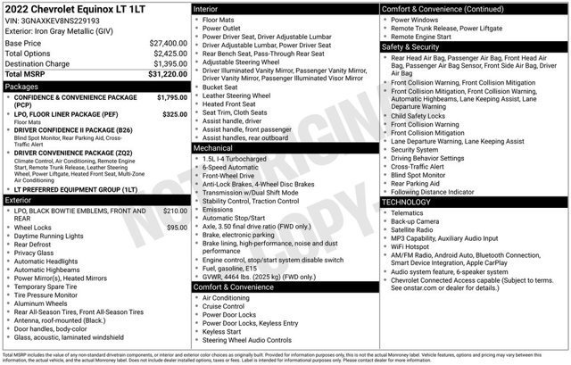 Used 2022 Chevrolet Equinox LT image 27
