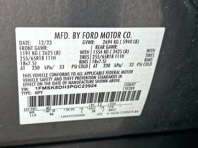 Certified 2023 Ford Explorer XLT image 34