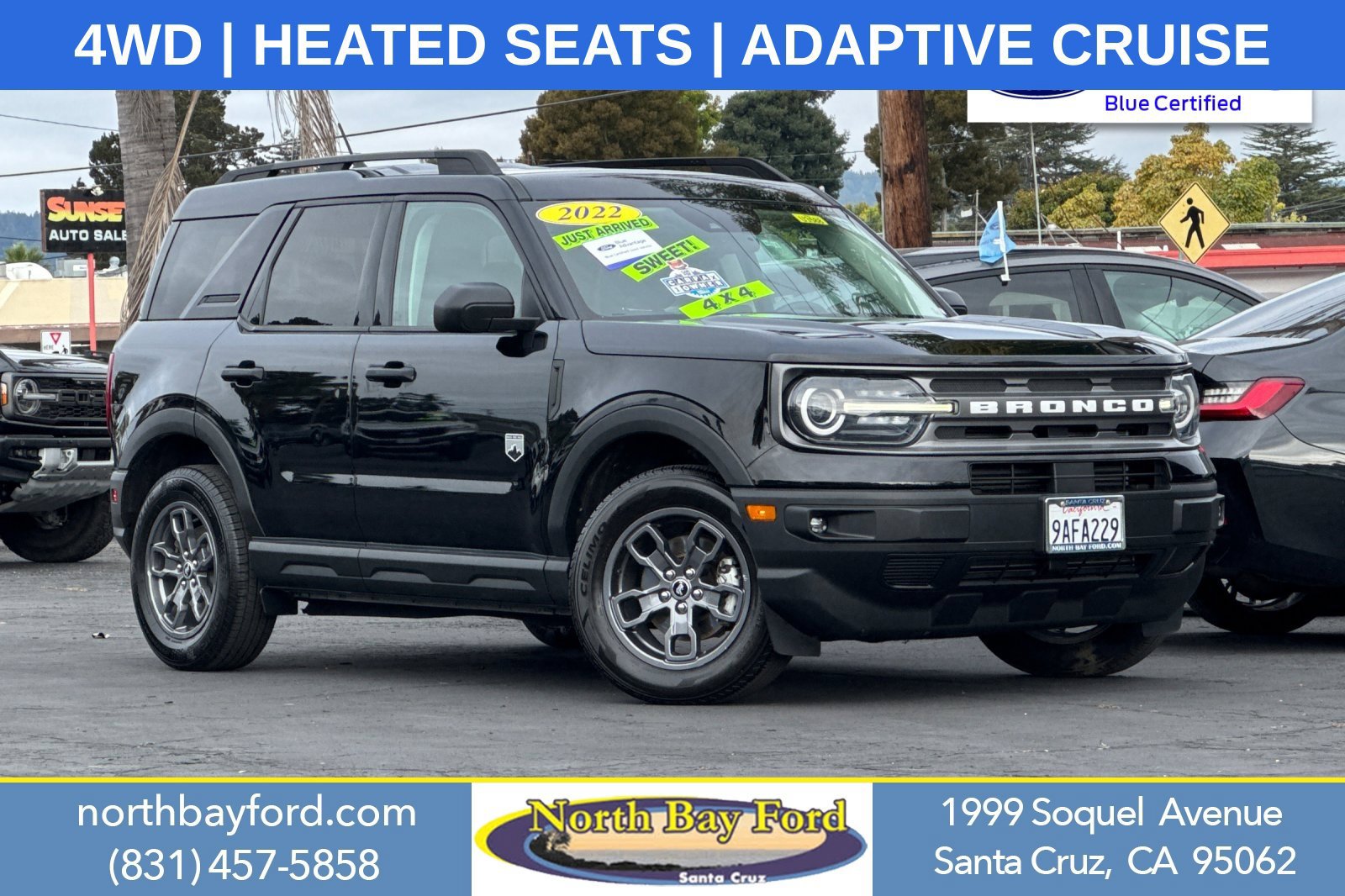 Certified 2022 Ford Bronco Sport Big Bend w/ Convenience Package AWD/4WD 360° Tour