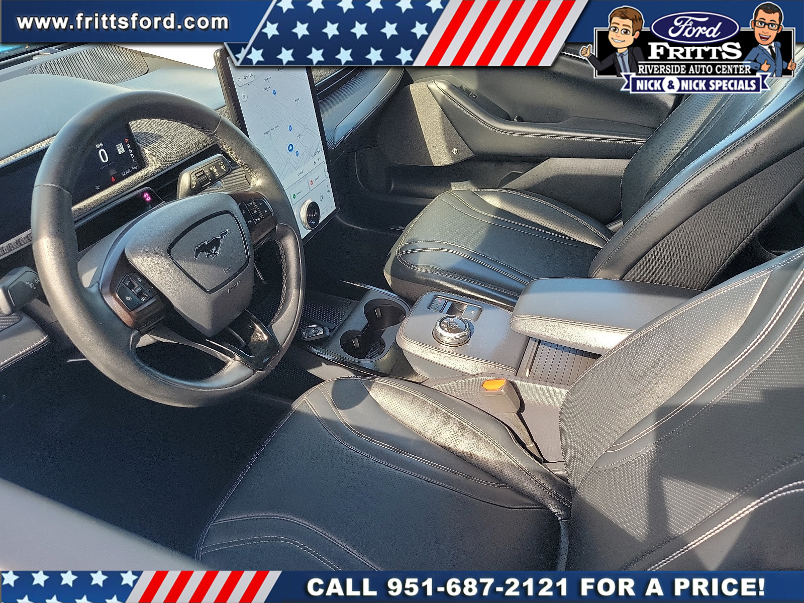Certified 2023 Ford Mustang Mach-E Premium w/ Mustang Nite Pony Package RWD image 4