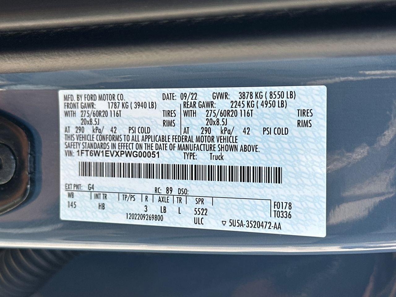 Certified 2023 Ford F150 Lightning Lariat w/ Equipment Group 511A High AWD/4WD image 36