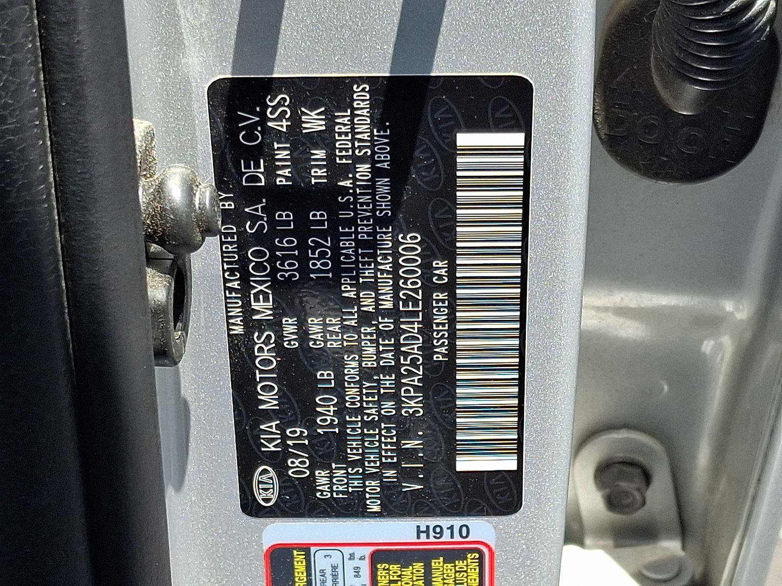 Used 2020 Kia Rio S FWD image 24