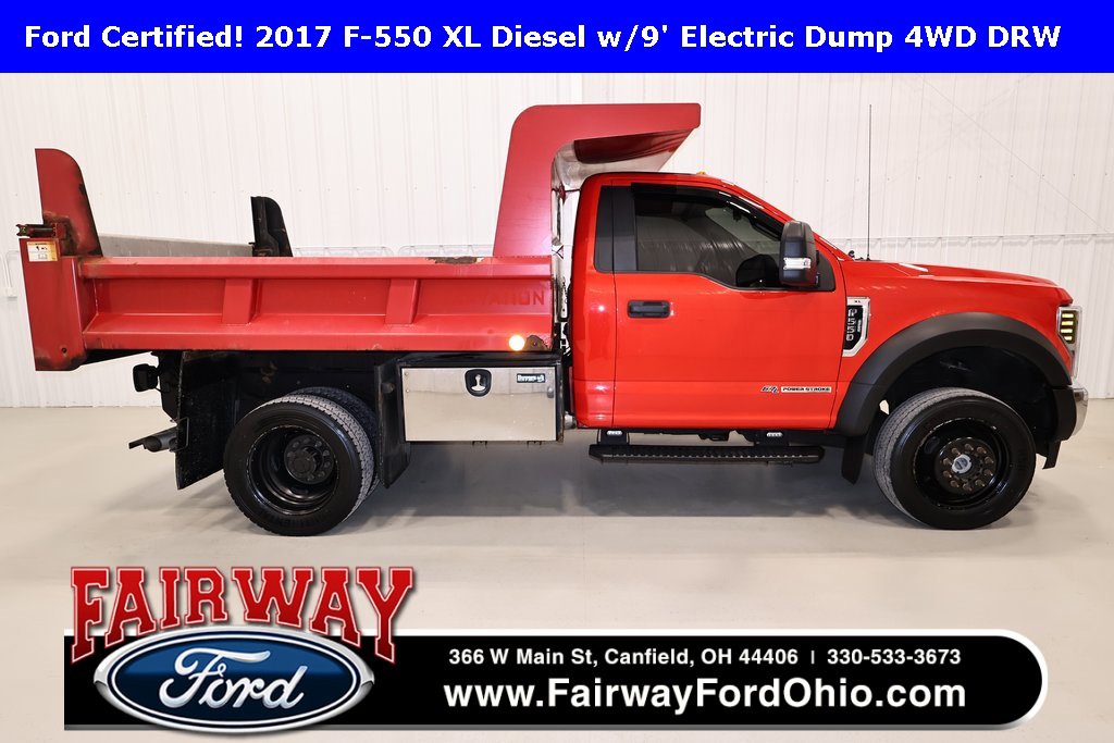 Certified 2017 Ford F550 4x4 Regular Cab Super Duty
