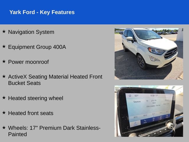 Certified 2021 Ford EcoSport Titanium FWD image 2