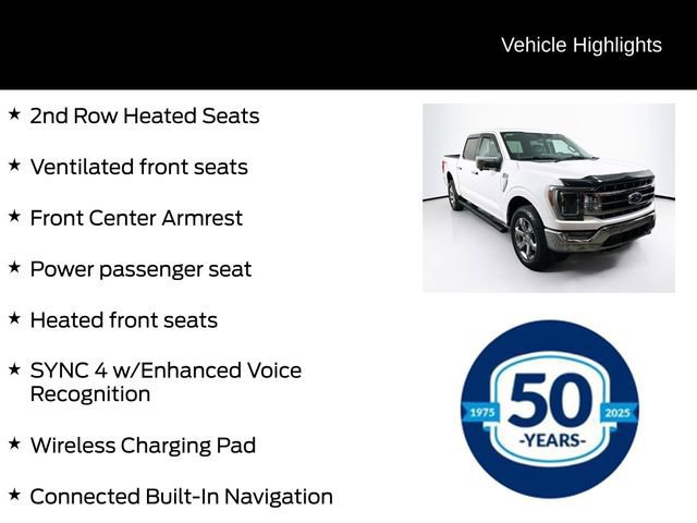 Certified 2023 Ford F150 Lariat w/ Equipment Group 502A High image 21