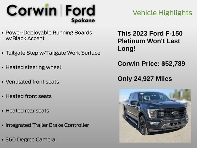 Certified 2023 Ford F150 Platinum AWD/4WD image 31
