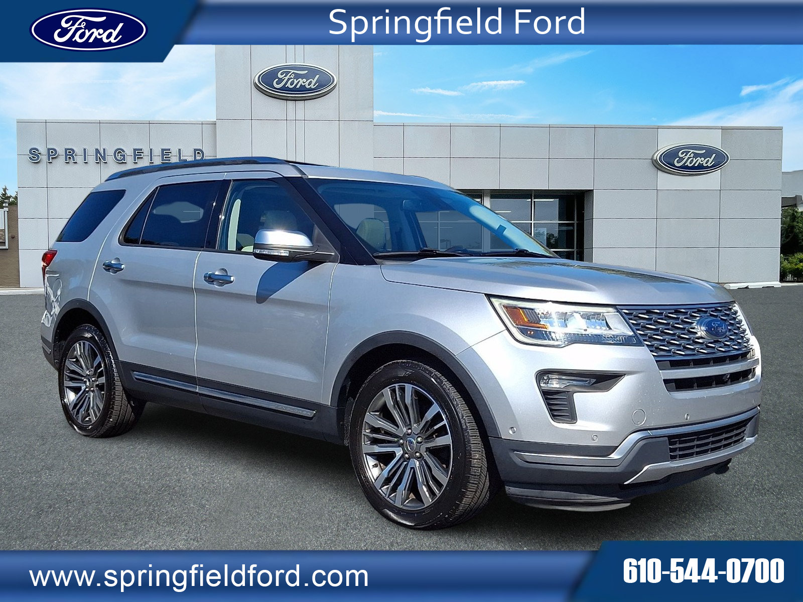 Certified 2018 Ford Explorer Platinum