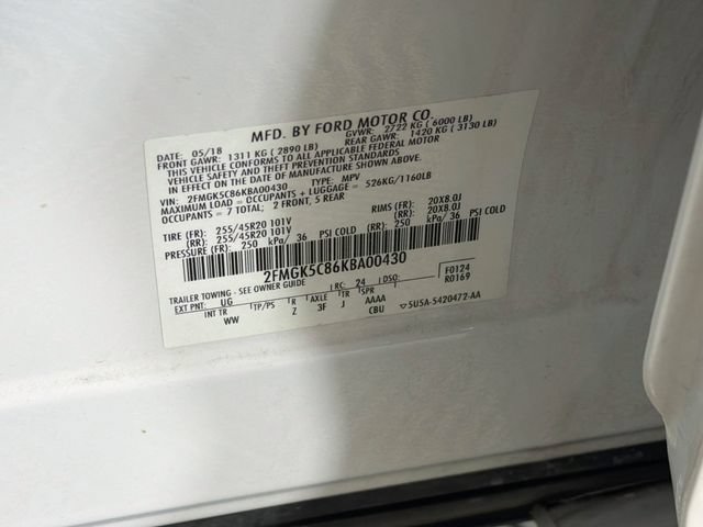 Certified 2019 Ford Flex SEL w/ Equipment Group 202A FWD image 38