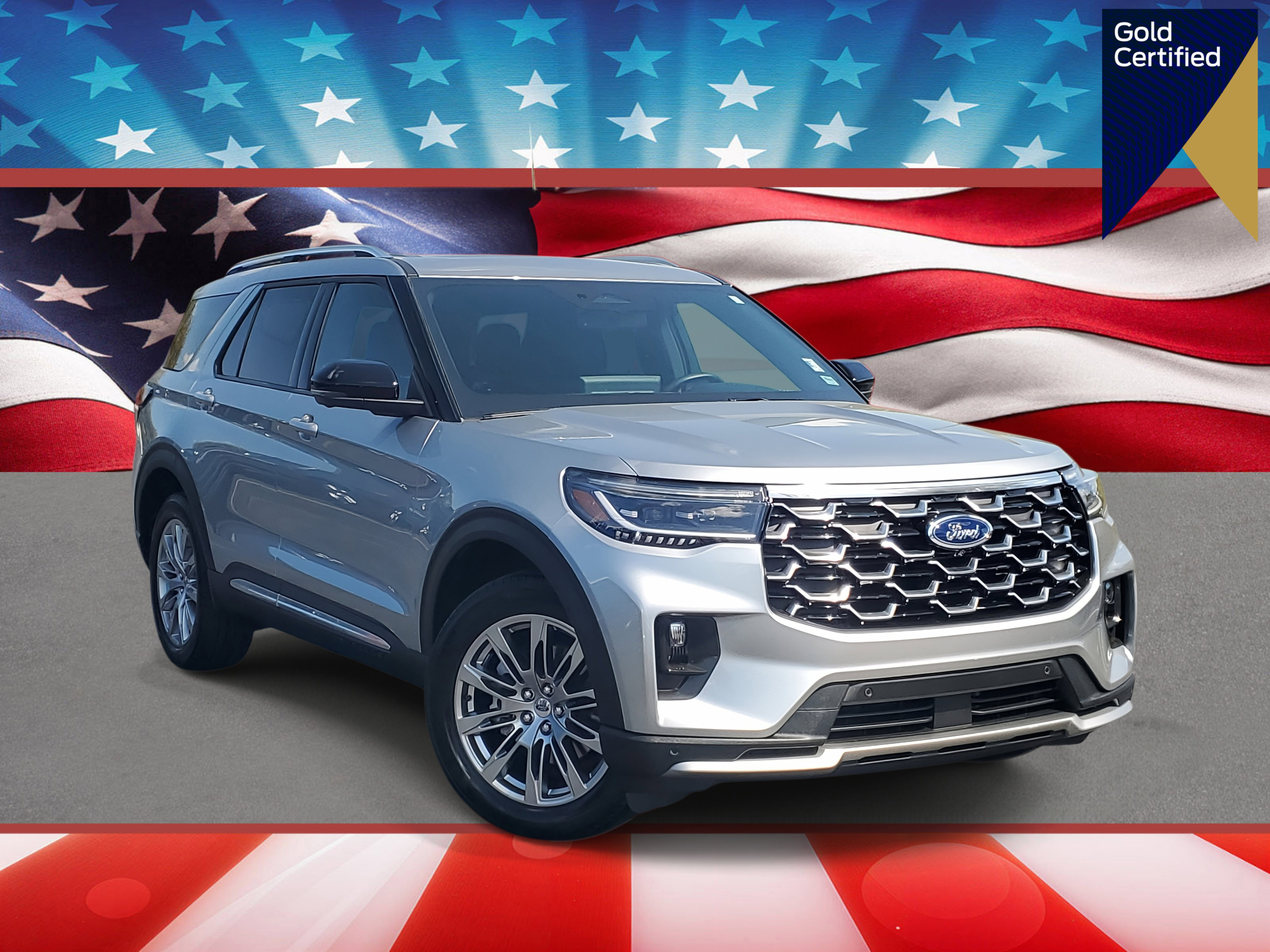 Certified 2025 Ford Explorer Platinum image 1