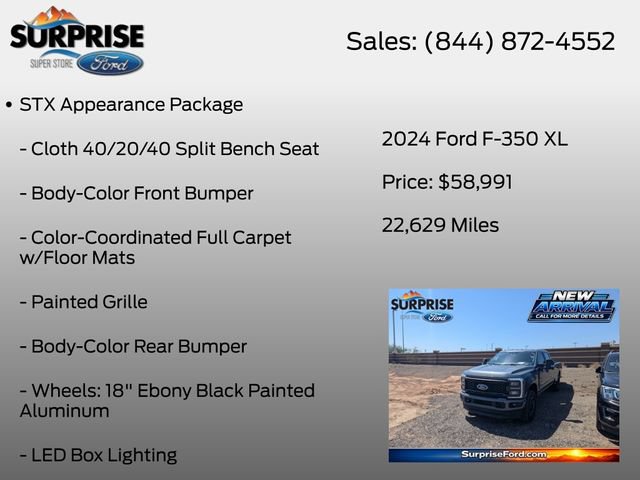 Certified 2024 Ford F350 XL w/ STX Appearance Package AWD/4WD image 7