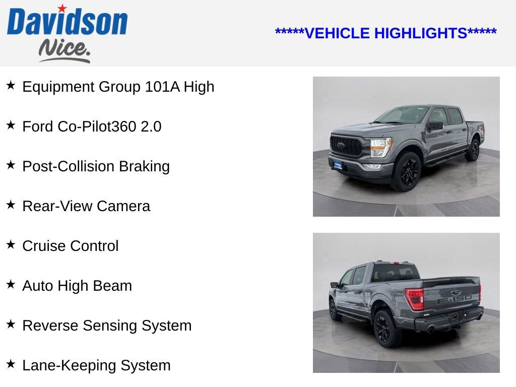Certified 2022 Ford F150 XL w/ STX Black Appearance Package image 4