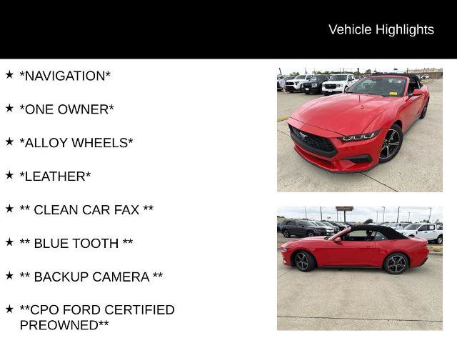 Certified 2025 Ford Mustang Premium RWD image 4