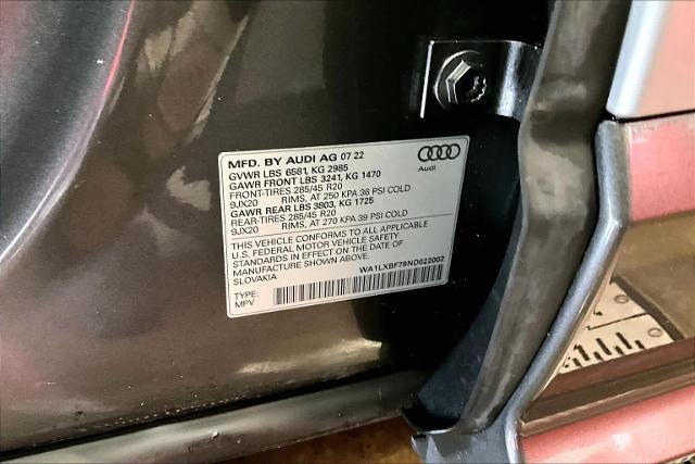 Used 2022 Audi Q7 3.0T Premium Plus w/ Premium Plus Package AWD/4WD image 34