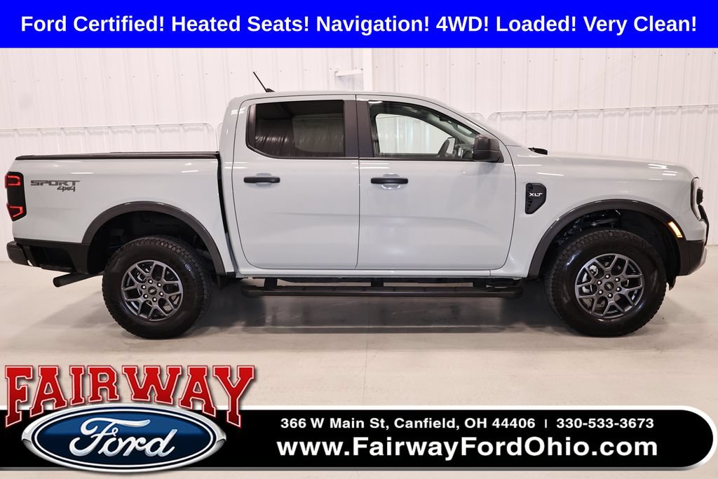 Certified 2024 Ford Ranger XLT w/ Equipment Group 301A High AWD/4WD image 1