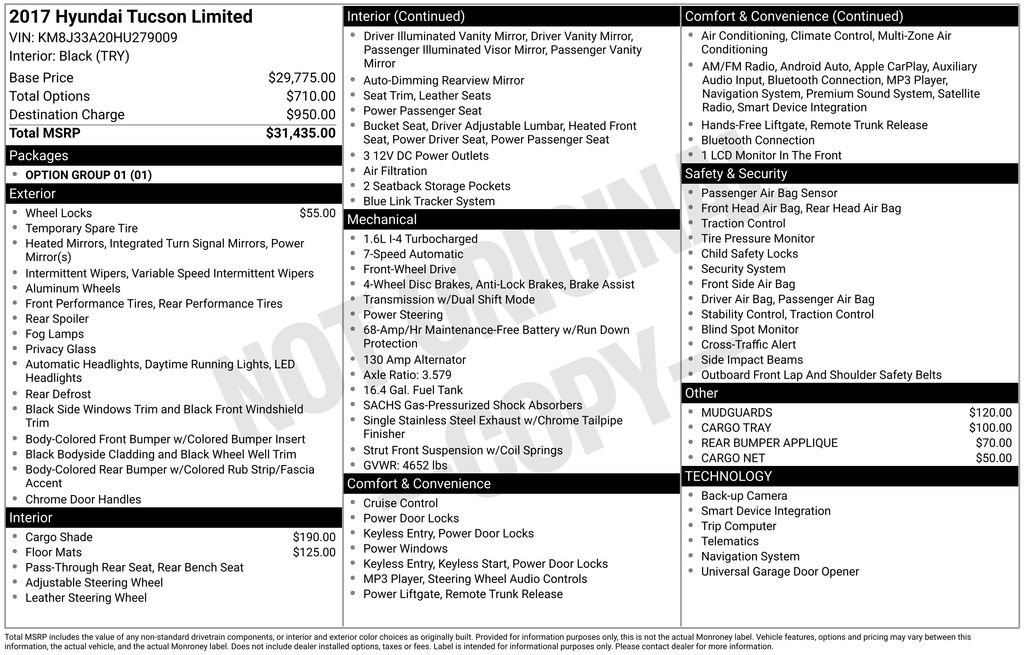 Used 2017 Hyundai Tucson Limited image 28