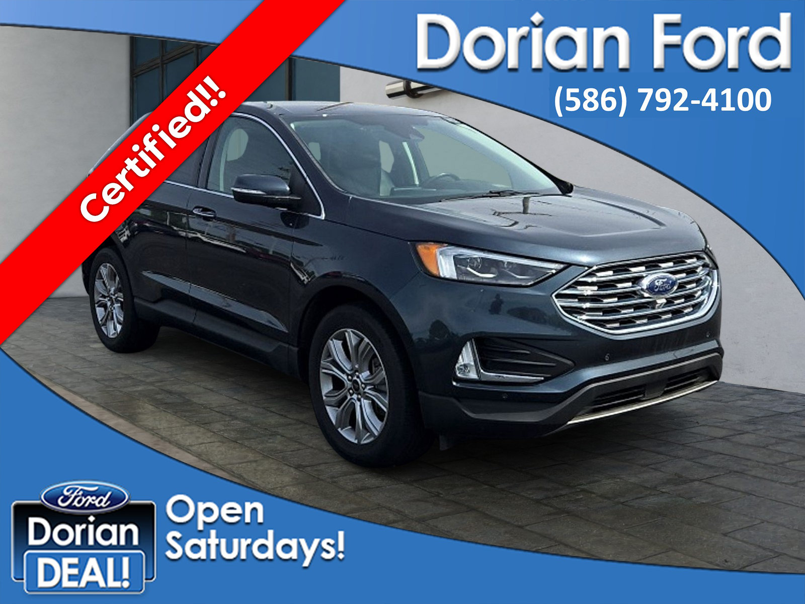 Certified 2023 Ford Edge Titanium w/ Equipment Group 301A