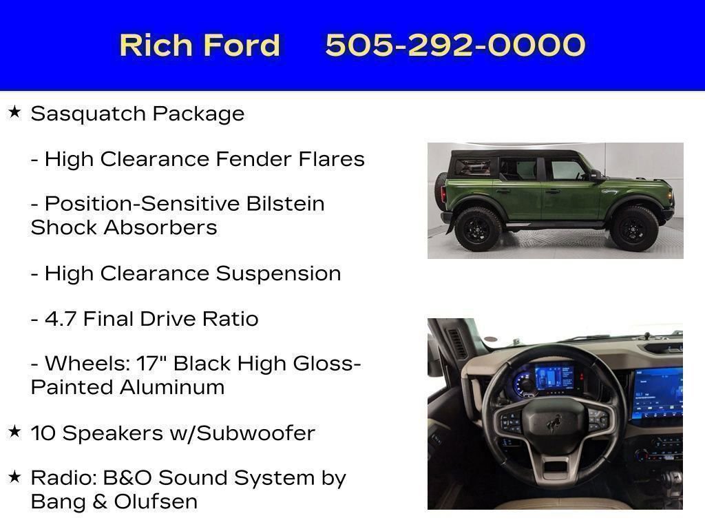 Certified 2023 Ford Bronco Wildtrak AWD/4WD image 99