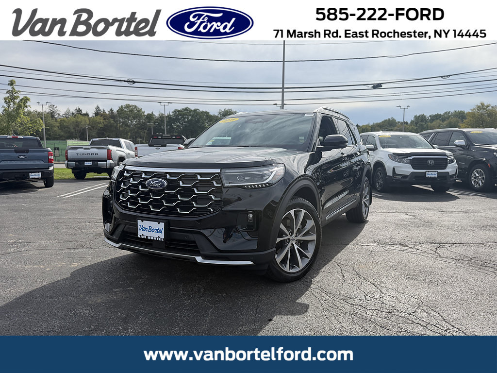 Certified 2025 Ford Explorer Platinum w/ Ultimate Package AWD/4WD image 1