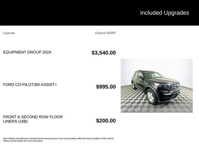 Certified 2023 Ford Explorer XLT w/ Equipment Group 202A image 9