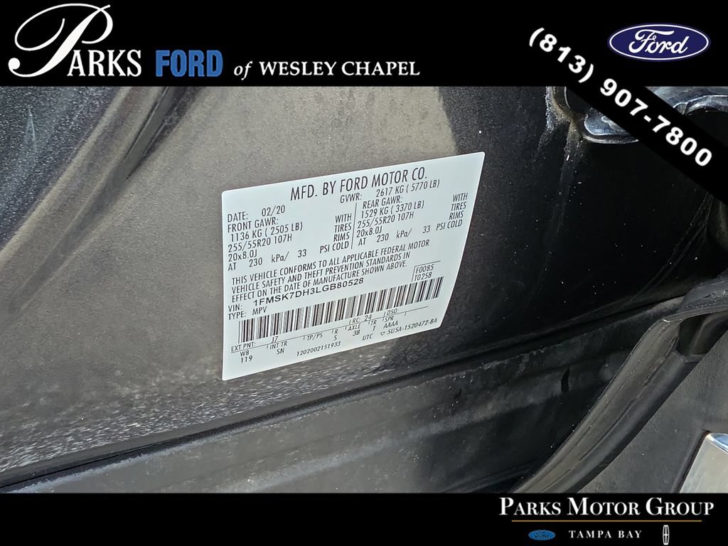 Certified 2020 Ford Explorer XLT w/ Equipment Group 202A RWD image 33