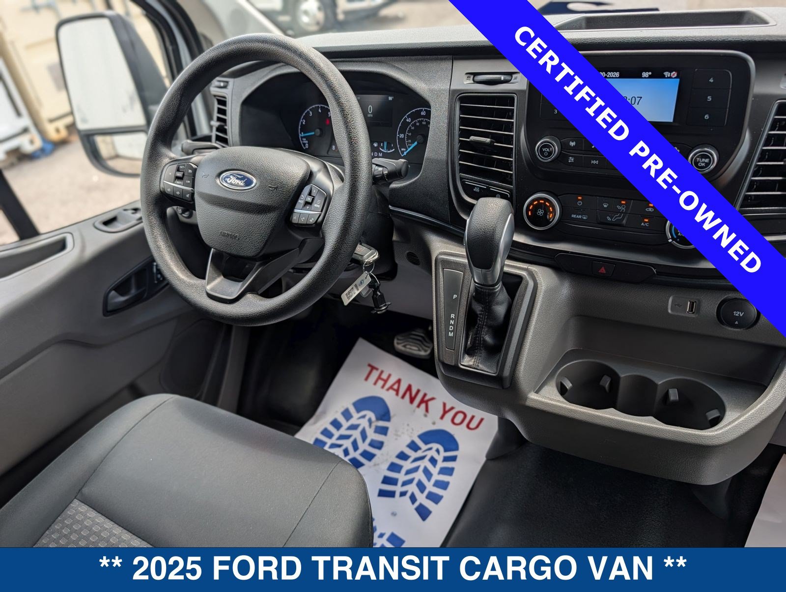 Certified 2025 Ford Transit 250 Low Roof w/ Exterior Upgrade Package RWD image 22