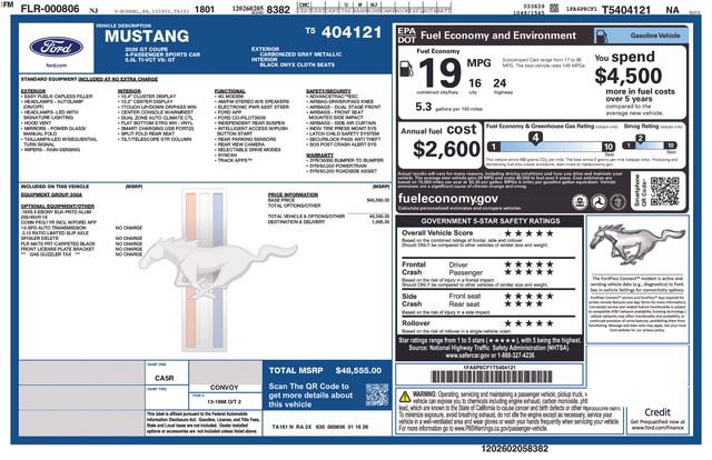 Certified 2026 Ford Mustang GT RWD image 10
