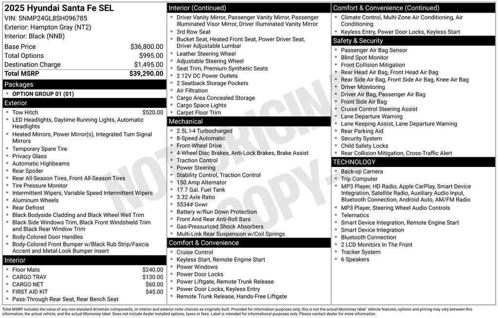 Used 2025 Hyundai Santa Fe SEL FWD image 27