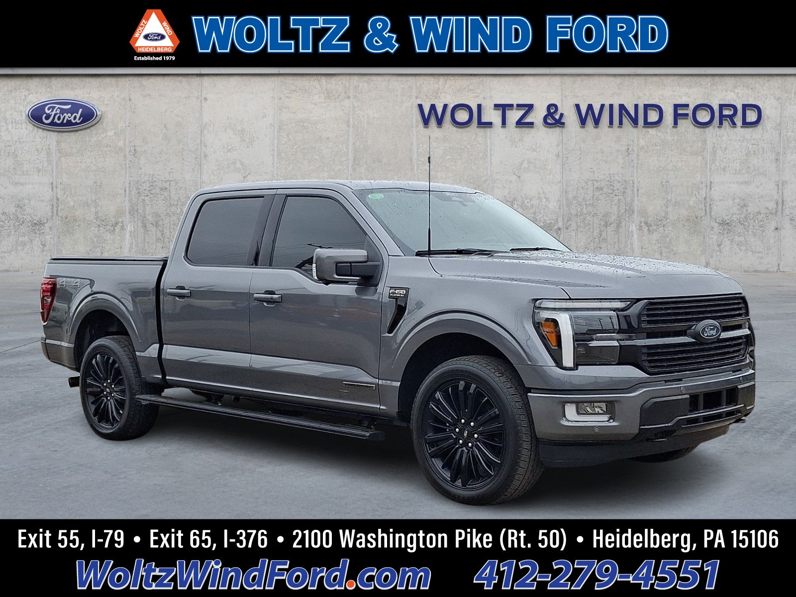 Certified 2024 Ford F150 Platinum w/ Equipment Group 702A High