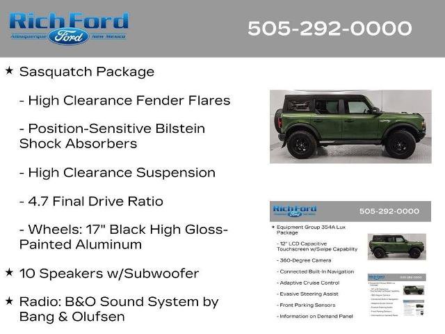 Certified 2023 Ford Bronco Wildtrak AWD/4WD image 39