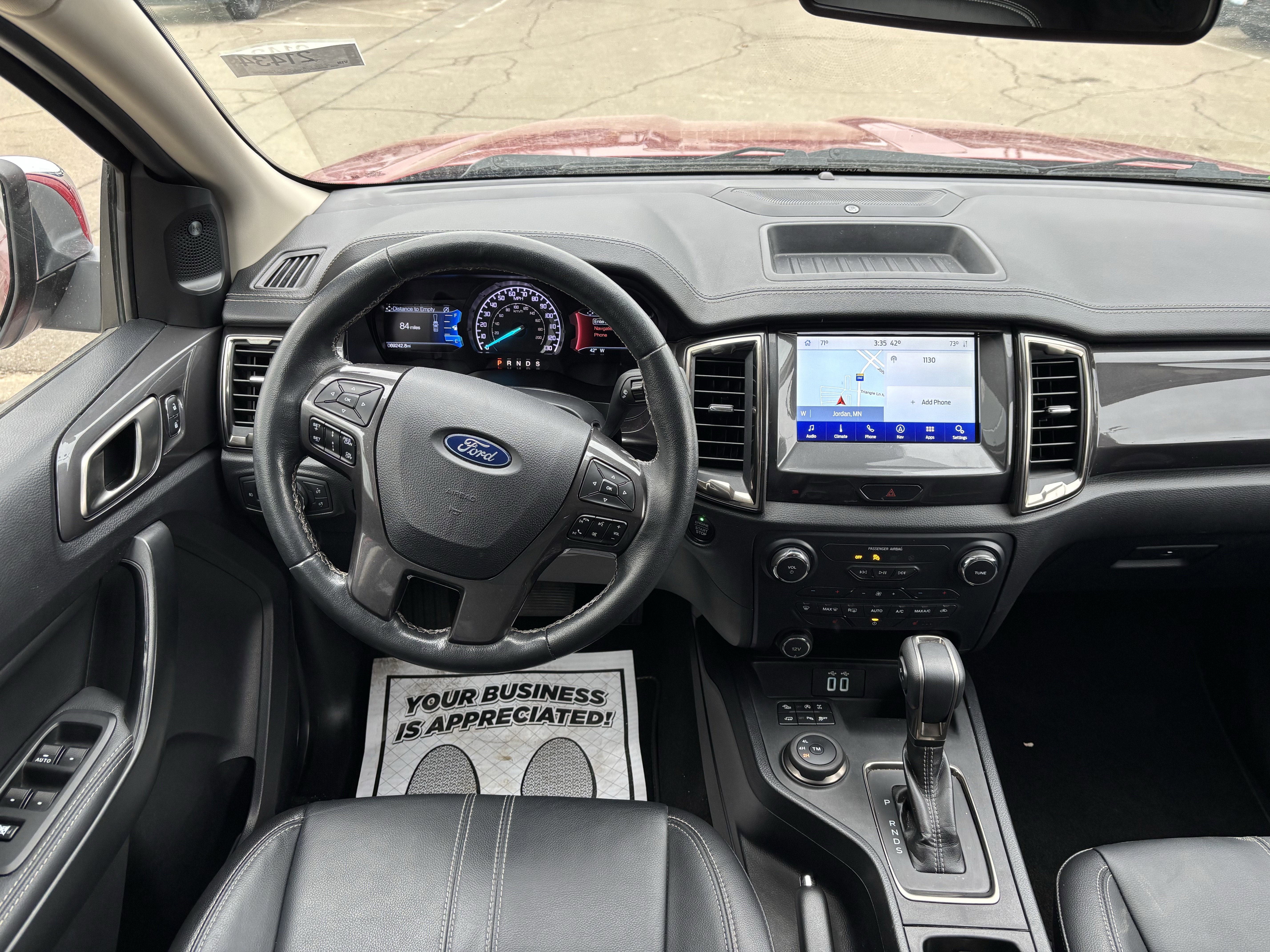 Certified 2020 Ford Ranger Lariat w/ Equipment Group 501A Mid image 9