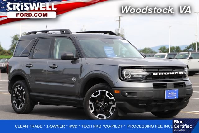 Certified 2022 Ford Bronco Sport Outer Banks w/ Tech Package