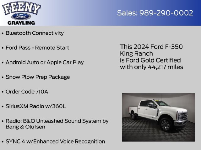Certified 2024 Ford F350 King Ranch w/ Chrome Package AWD/4WD image 9