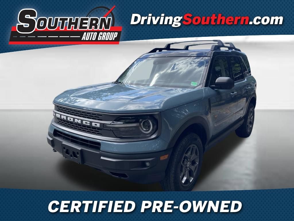 Certified 2022 Ford Bronco Sport Badlands w/ Premium Package
