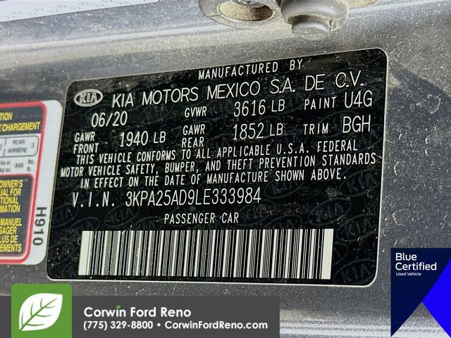 Used 2020 Kia Rio S FWD image 32