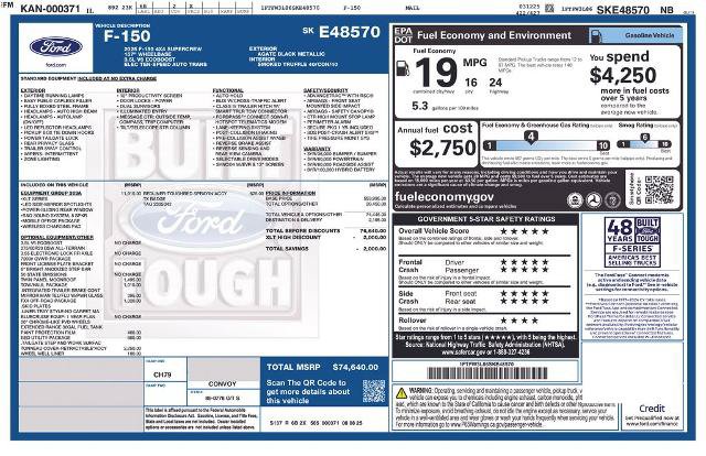 Certified 2025 Ford F150 XLT w/ Equipment Group 303A High AWD/4WD image 2