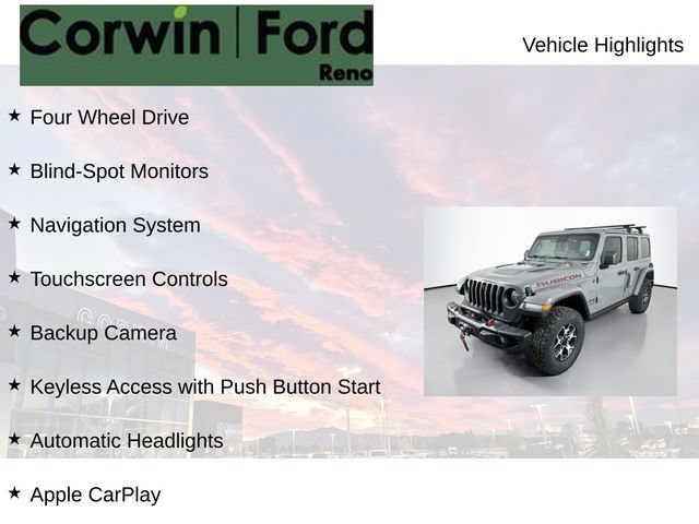 Used 2021 Jeep Wrangler Unlimited Rubicon AWD/4WD image 8