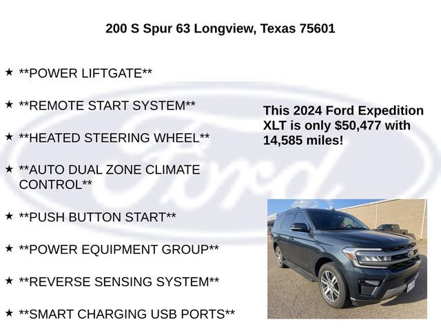 Certified 2024 Ford Expedition XLT RWD image 30