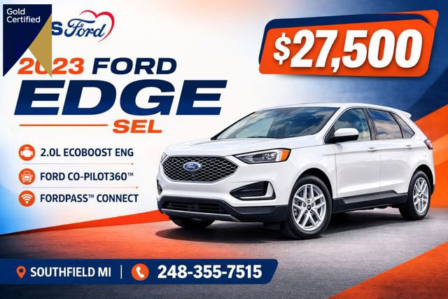 Certified 2023 Ford Edge SEL
