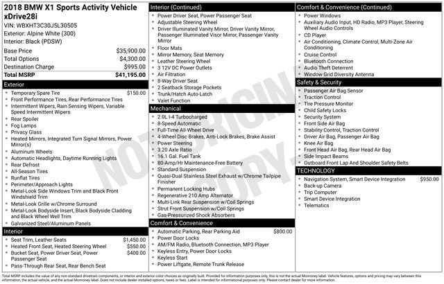 Used 2018 BMW X1 xDrive28i image 4