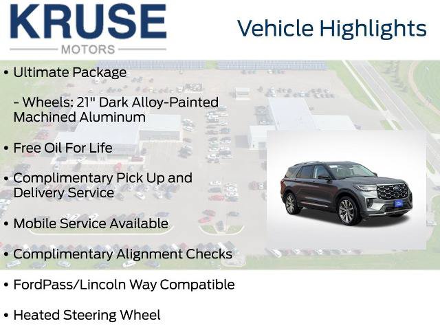 Certified 2025 Ford Explorer Platinum w/ Ultimate Package AWD/4WD image 19