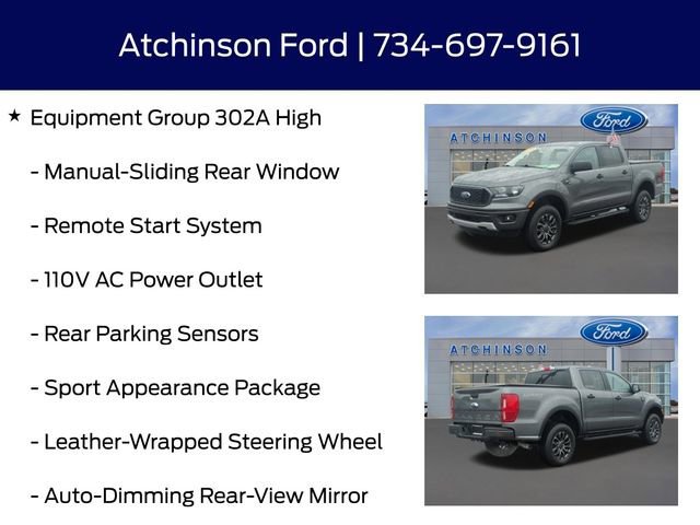 Certified 2023 Ford Ranger XLT w/ Equipment Group 302A High image 14