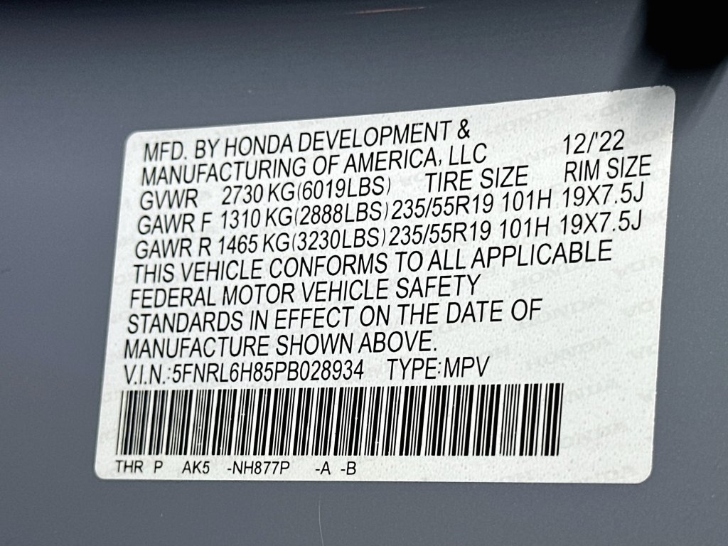 Used 2023 Honda Odyssey Touring image 24