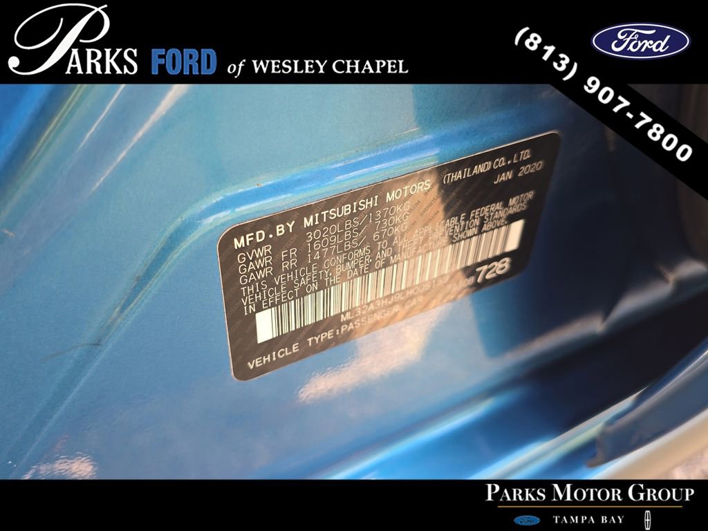Used 2020 Mitsubishi Mirage ES FWD image 30