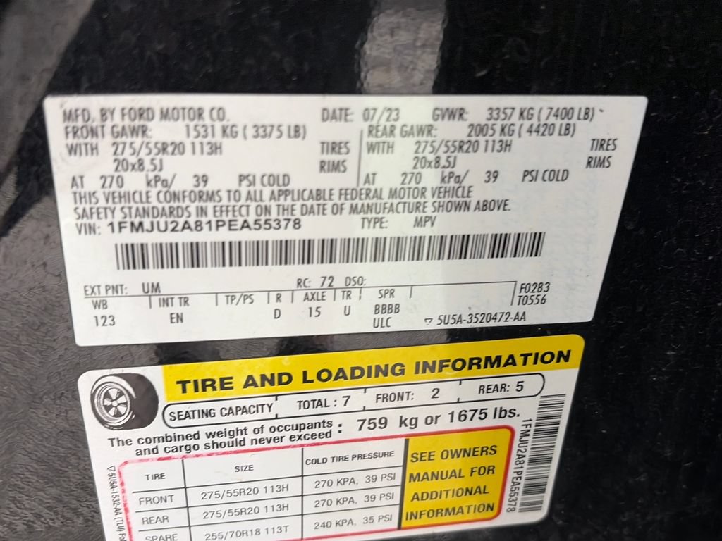 Certified 2023 Ford Expedition Limited AWD/4WD image 9