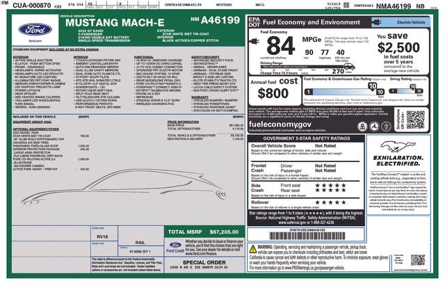 Certified 2022 Ford Mustang Mach-E GT AWD/4WD image 5