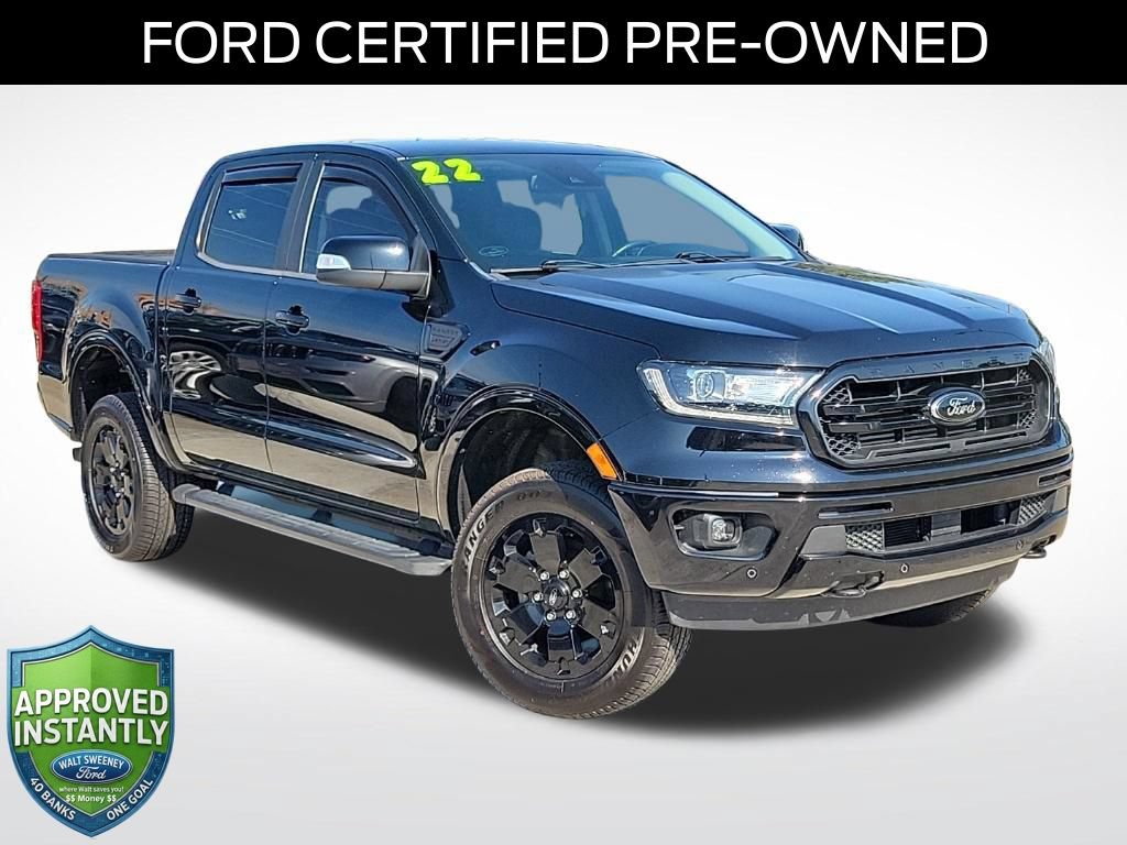 Certified 2022 Ford Ranger Lariat w/ Equipment Group 501A High AWD/4WD image 1