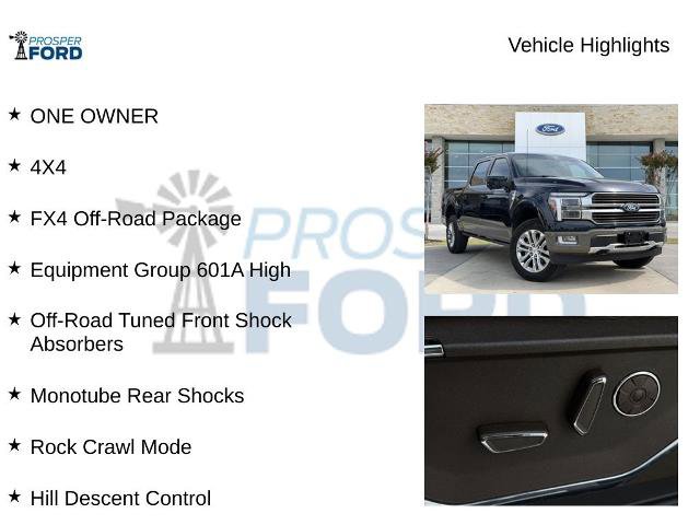 Certified 2025 Ford F150 King Ranch w/ FX4 Off-Road Package AWD/4WD image 5
