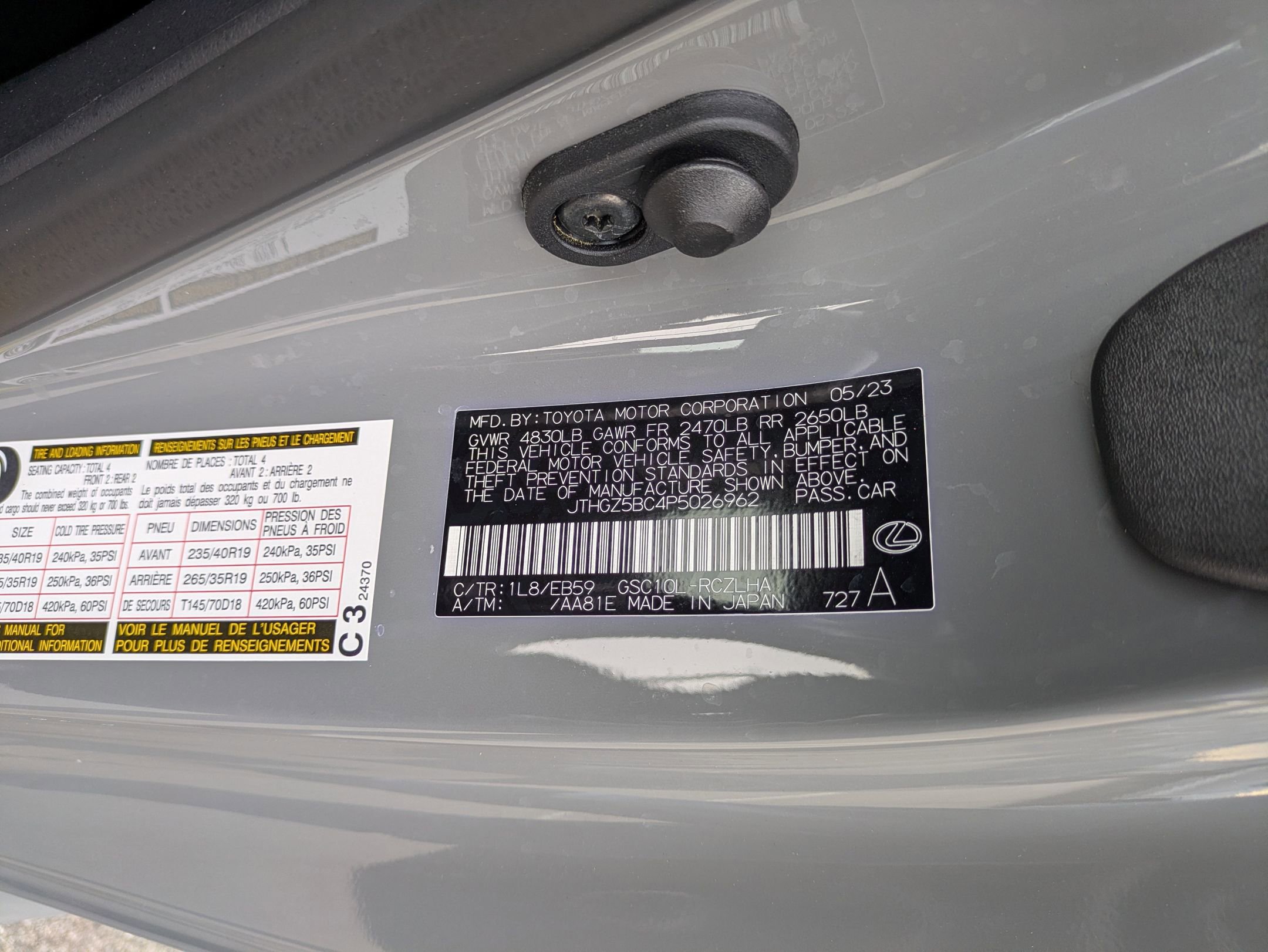 Used 2023 Lexus RC 350 F Sport image 40