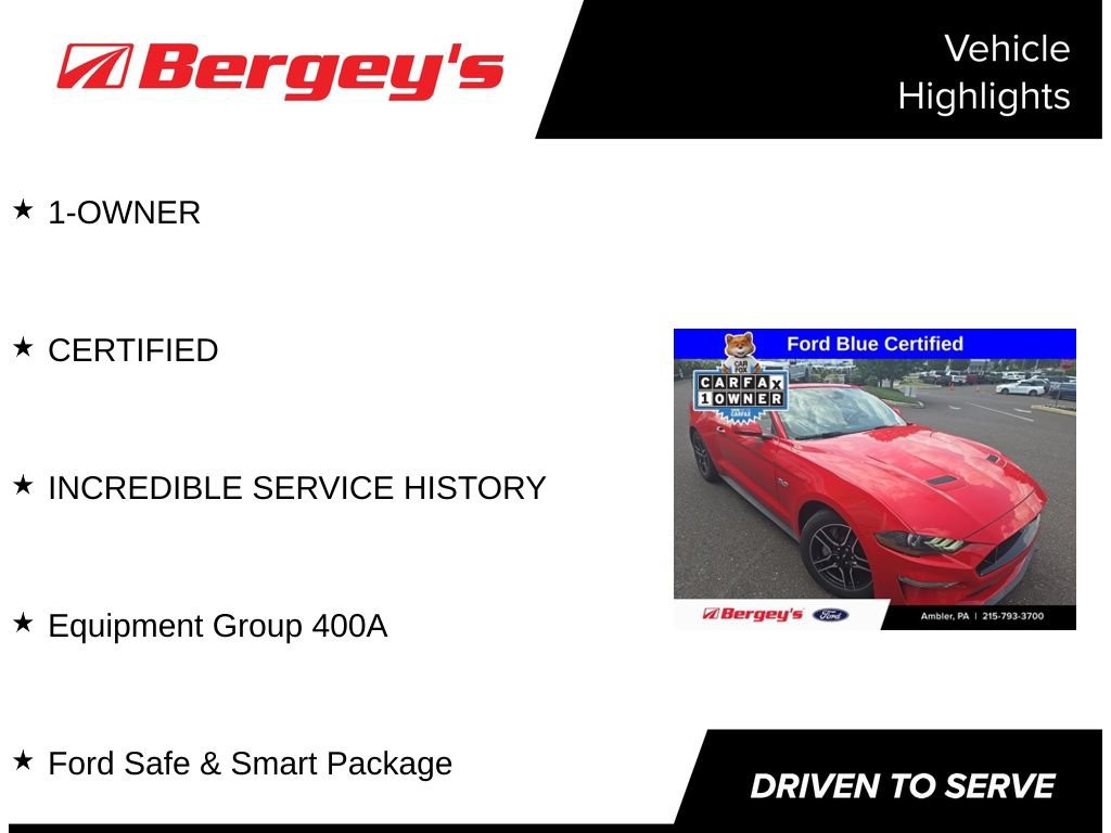 Certified 2019 Ford Mustang GT Premium w/ Ford Safe & Smart Package RWD image 5